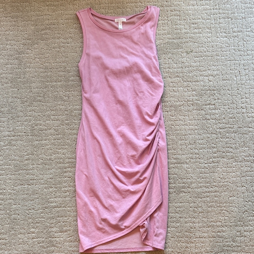 Leith Dusty Rose Midi Dress